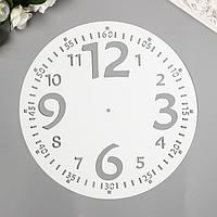 Трафарет "Часы с большими цифрами" d-25 см