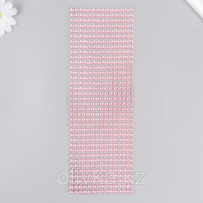 Полубусины самоклеющиеся d 6 мм, розовый - фото 2 - id-p110948950
