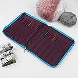 Набор крючков для вязания, d = 2-8 мм, 14,5 см, 12 шт, цвет разноцветный, фото 3