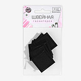 Заплатка для одежды «Квадрат», 2,6 × 2,6 см, термоклеевая, цвет чёрный, фото 5