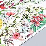 Наклейка пластик интерьерная цветная "Цветочные истории" 60х90 см, фото 3