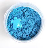 Кинетический песок 0,7 кг, синий, фото 5