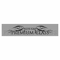 Полоса на лобовое стекло "PREMIUM CLASS", серебро, 1600 х 170 мм