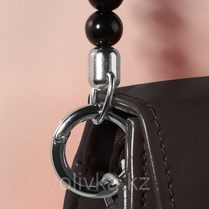 Ручка для сумки, 34 × 1,5 см, цвет чёрный - фото 5 - id-p110917459