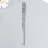 Крючок для свечей нержавеющая сталь "Веточка" серебристый 20 см, фото 3