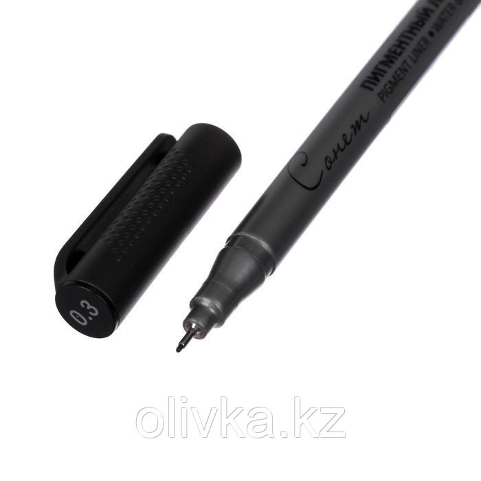 Ручка капиллярная для черчения ЗХК "Сонет" линер 0.3 мм, чёрный, 2341646 - фото 2 - id-p110923927