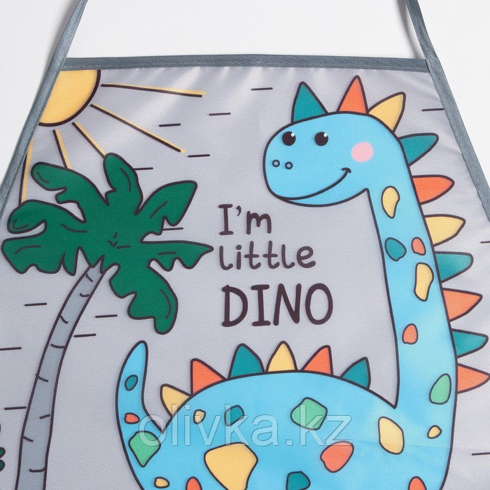 Набор детский для творчества Этель "Little dino" фартук 49 х 39 см и нарукавники - фото 8 - id-p110929629