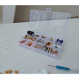 Органайзер для рукоделия, с подвесом, 15 отделений, 17,5 × 10 × 2 см, фото 4