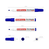 Набор маркеров для доски 3 цвета, 0.8-2.2 мм, ErichKrause W-500, + губка, для письма на досках сухого стирания, фото 5