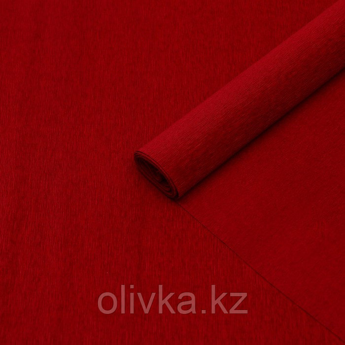 Бумага гофрированная 364 бордово-красный,90 гр,50 см х 1,5 м - фото 1 - id-p110950109