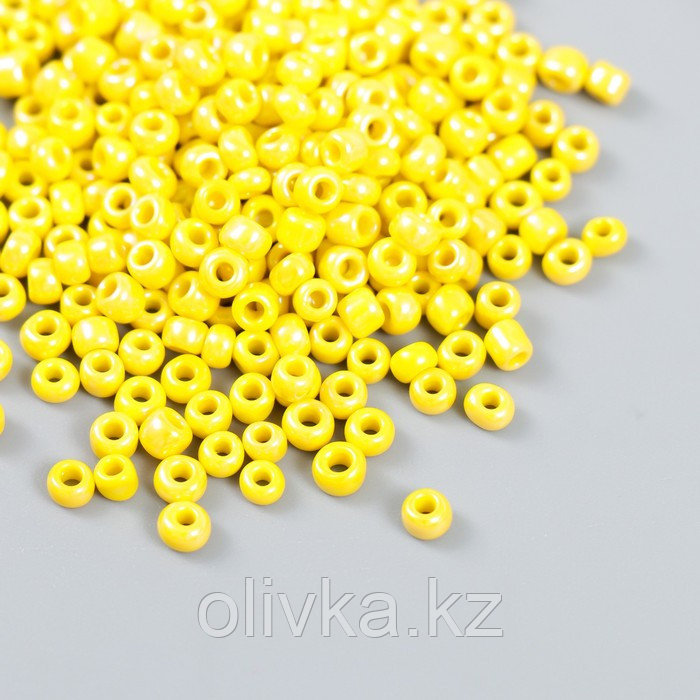 Бисер "Zlatka" 08/0, 3 мм, 10 г 0402 желтый - фото 1 - id-p110940234
