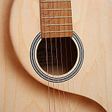 Акустическая гитара "Амистар н-311"  6 струнная ,  менз.650мм , художественная тони, темная, фото 3