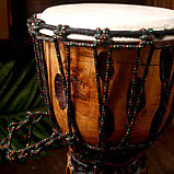 Музыкальный инструмент Барабан Джембе  МИКС 30х16х16 см, фото 10