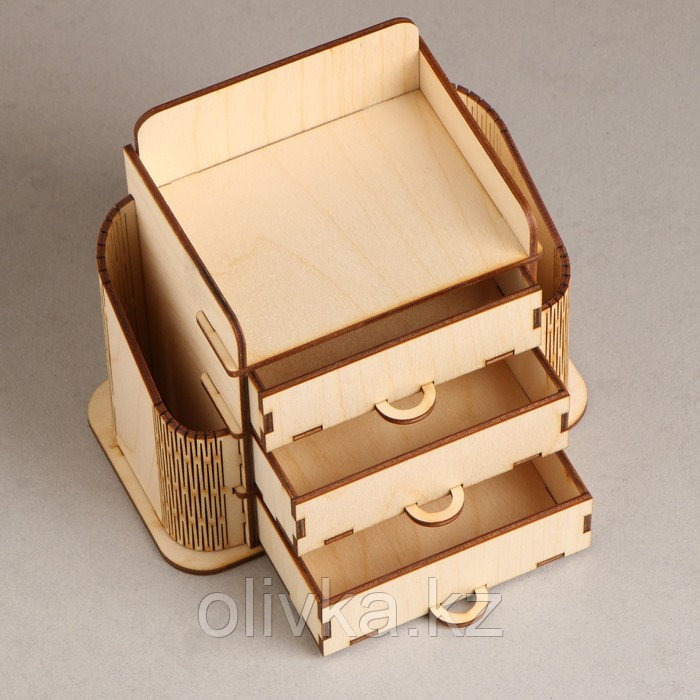 Органайзер деревянный 10×16×13.7 см "Комод" - фото 4 - id-p110915741
