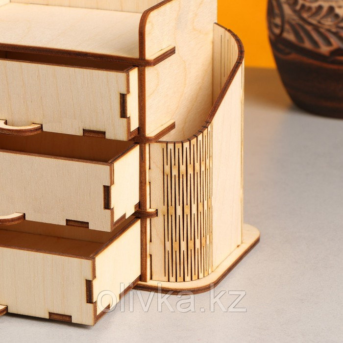 Органайзер деревянный 10×16×13.7 см "Комод" - фото 5 - id-p110915741