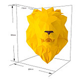 Полигональный конструктор «Лев», 8 листов, фото 2