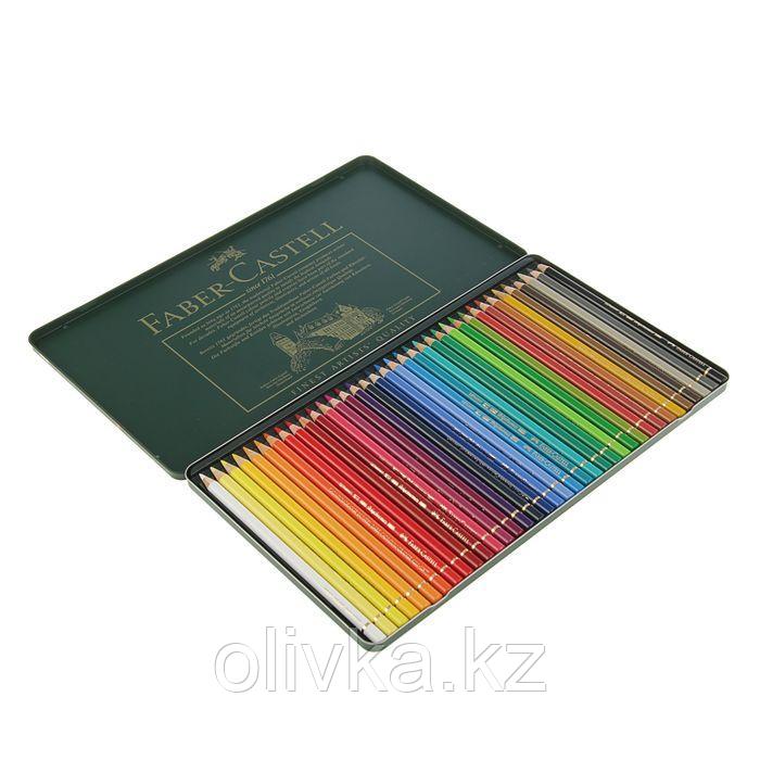 Карандаши художественные цветные Faber-Castell Polychromos® 36 цветов, в металлической коробке - фото 2 - id-p110912216
