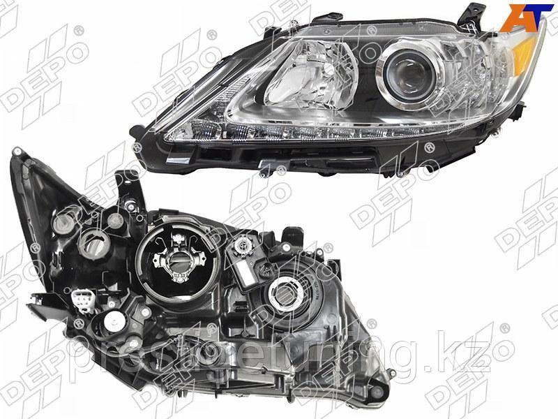 Передние фара левая (L) на Lexus ES 2012-15 (DEPO) - фото 1 - id-p110954560