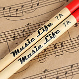 Барабанные палочки Music Life, 7А, клен, красные, фото 2