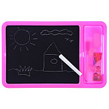 Доска для рисования с маркером-стиралкой, Принцессы розовый, фото 4