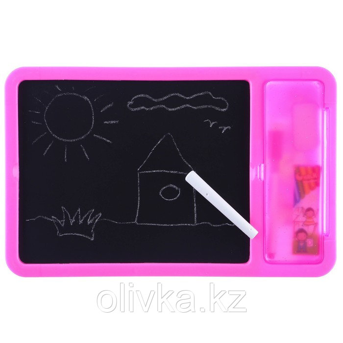 Доска для рисования с маркером-стиралкой, Принцессы розовый - фото 4 - id-p110949175