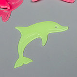 Наклейка фосфорная пластик "Дельфины" набор 6 шт 20х13 см, фото 3