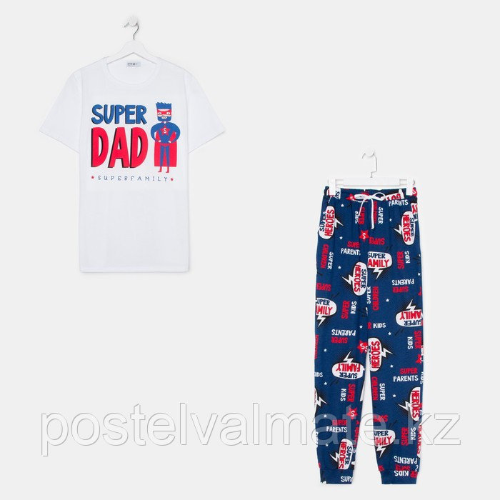 Пижама мужская (футболка и брюки) KAFTAN "Super" р.48 - фото 1 - id-p110954819