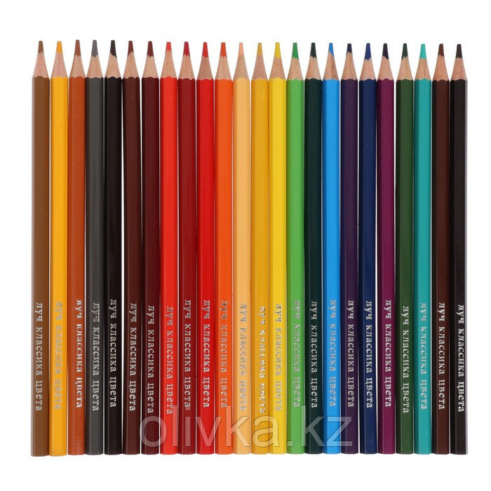Цветные карандаши 48 цветов, Луч "Классика", шестигранные - фото 2 - id-p110938387