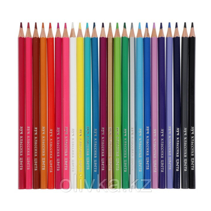 Цветные карандаши 48 цветов, Луч "Классика", шестигранные - фото 3 - id-p110938387