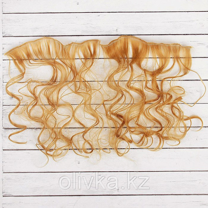 Волосы - тресс для кукол «Кудри» длина волос: 40 см, ширина: 50 см, №27 - фото 3 - id-p110913154