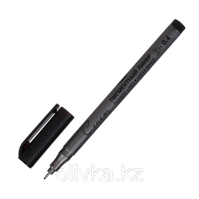 Ручка капиллярная для черчения ЗХК "Сонет" линер 0.4 мм, чёрный, 2341647 - фото 1 - id-p110924053