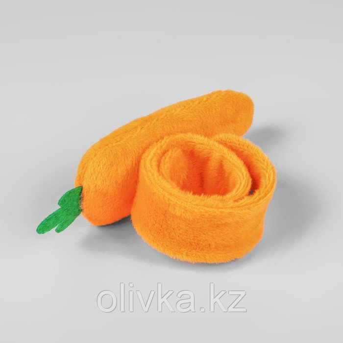 Игольница на браслете «Морковка», 23 × 4,5 см, цвет оранжевый - фото 2 - id-p110916717