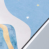 Наклейка пластик интерьерная триптих "Ночь, день и звёзды" набор 3 листа 29,5х61 см, фото 3