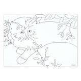 Живопись шерстью «Котёнок в листве», А4, фото 7
