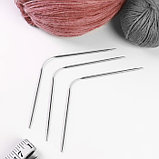 Спицы для вязания, чулочные, гибкие, d = 3 мм, 21 см, 3 шт, фото 2