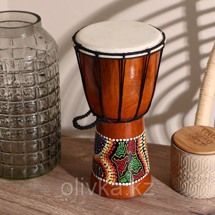 Музыкальный инструмент Барабан Джембе 16х16х29,5 см - фото 1 - id-p110909670