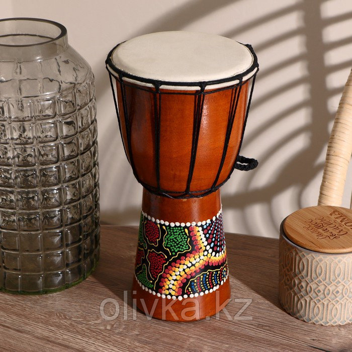 Музыкальный инструмент Барабан Джембе 16х16х29,5 см - фото 3 - id-p110909670