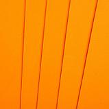 Фоамиран "Светло-оранжевый" 2 мм (набор 5 листов)МИКС формат А4, фото 3