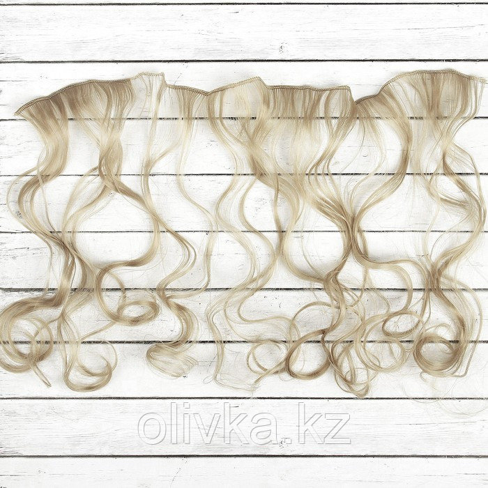 Волосы - тресс для кукол «Кудри» длина волос: 40 см, ширина: 50 см, №16 - фото 3 - id-p110913232