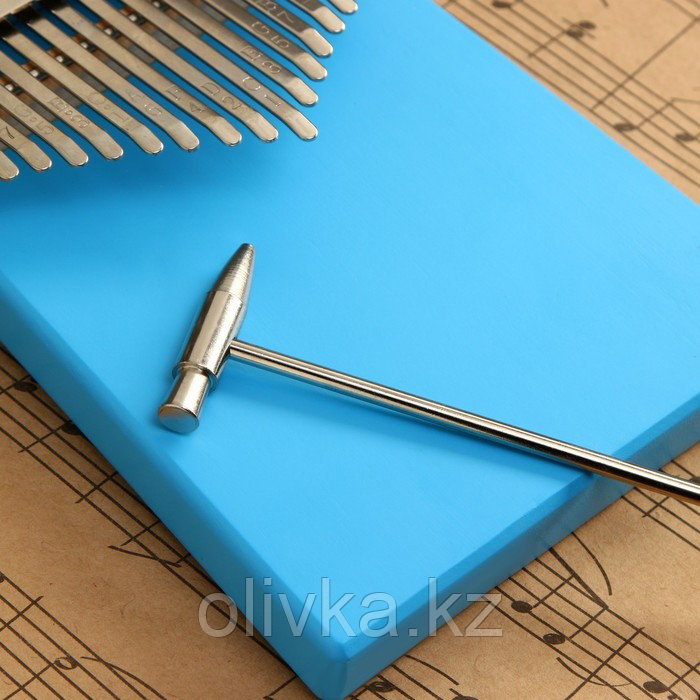 Музыкальный инструмент Калимба, синяя, 17 нот - фото 4 - id-p110938480