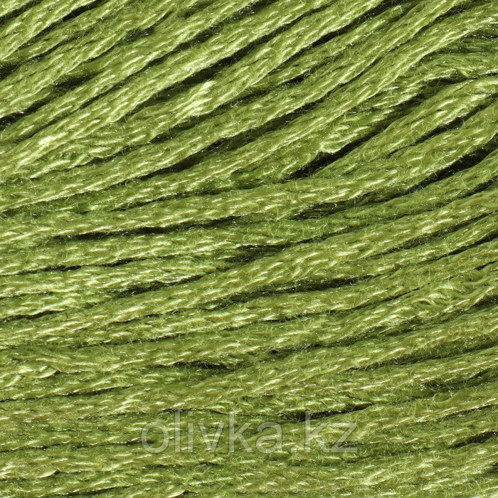 Нитки мулине, 8 ± 1 м, цвет зелёный №470