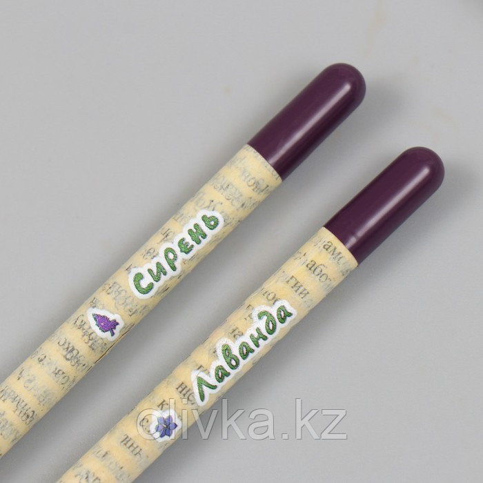 Растущие подарочные карандаши mini "Лаванда + Сирень" набор 2 шт. - фото 5 - id-p110941358