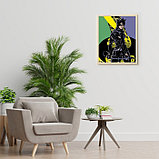 Картина по номерам 40 × 50 см «Поп арт. Женщина-кошка» (17 цветов), фото 3