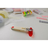 Ножницы для обрезки ниток, с защитным колпачком, 12 см, цвет МИКС, фото 4