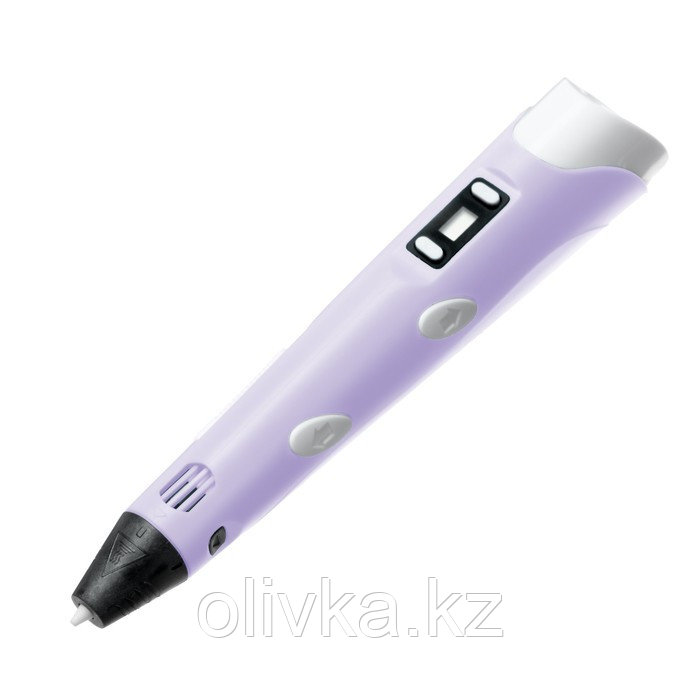 Комплект 3Д ручка NIT-PEN2 фиолетовая + пластик ABS 10 цветов по 10 метров - фото 3 - id-p110920483