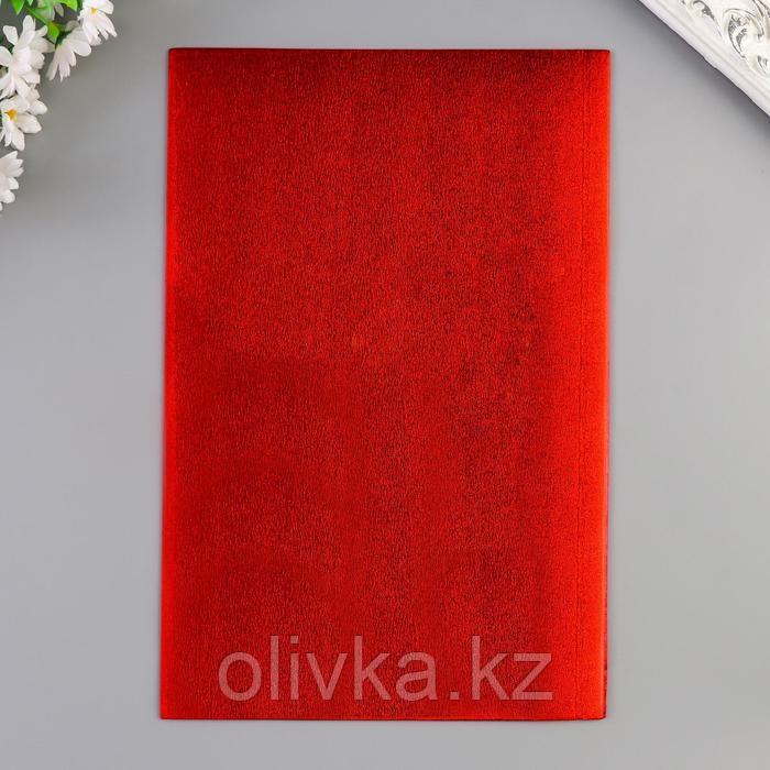 Фоамиран металлизированный "Красный" 2 мм формат А4 набор 5 листов - фото 2 - id-p110923296