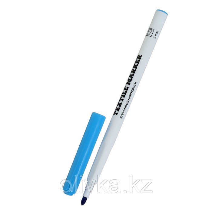 Маркер для ткани 3.0 мм Koh-I-Noor 3203/17, длина письма 500 м, синий - фото 3 - id-p110920524