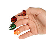 Набор медиаторов на палец Music life, разноцветные, 5 штук, фото 6