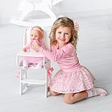 Игрушка детская: столик для кормления с мягким сидением, коллекция «Diamond princess» белый, фото 2