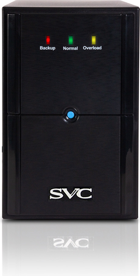 Источник бесперебойного питания SVC V-1500-L, Мощность 1500VA/900W 12V/9A*2шт - фото 2 - id-p110955445